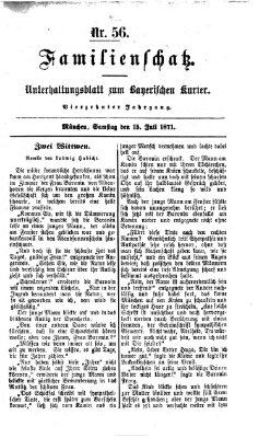 Familienschatz (Bayerischer Kurier) Samstag 15. Juli 1871