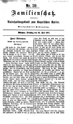 Familienschatz (Bayerischer Kurier) Dienstag 25. Juli 1871