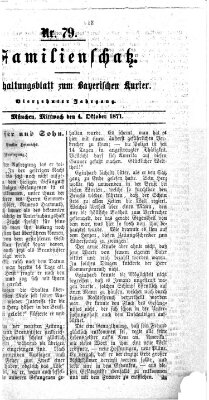 Familienschatz (Bayerischer Kurier) Mittwoch 4. Oktober 1871