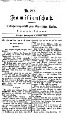 Familienschatz (Bayerischer Kurier) Freitag 6. Oktober 1871