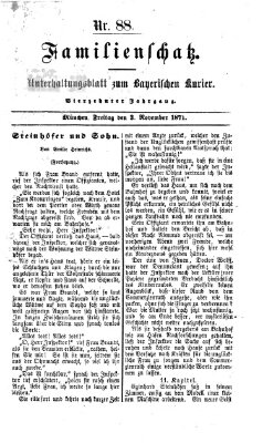 Familienschatz (Bayerischer Kurier) Freitag 3. November 1871