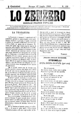 Lo Zenzero Sonntag 27. Juli 1862