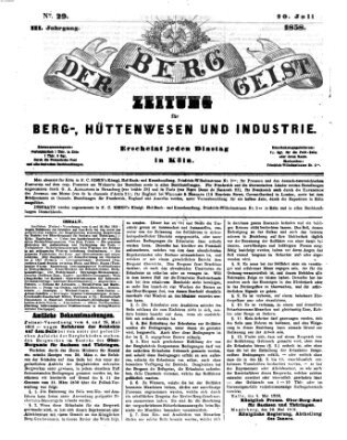 Der Berggeist Dienstag 20. Juli 1858