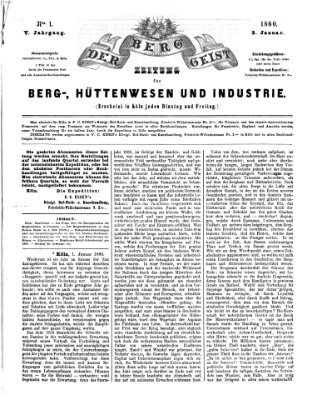 Der Berggeist Dienstag 3. Januar 1860