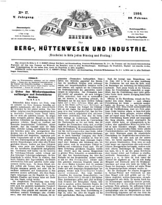 Der Berggeist Dienstag 28. Februar 1860