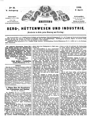 Der Berggeist Freitag 6. April 1860