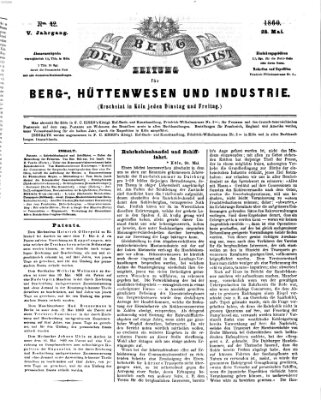 Der Berggeist Freitag 25. Mai 1860