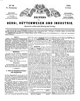 Der Berggeist Freitag 8. Juni 1860