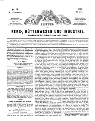 Der Berggeist Freitag 13. Juli 1860