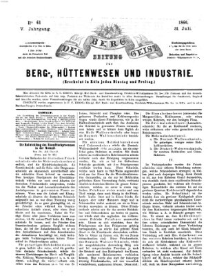 Der Berggeist Dienstag 31. Juli 1860