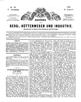 Der Berggeist Freitag 10. August 1860