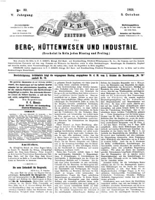 Der Berggeist Freitag 5. Oktober 1860