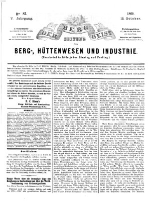 Der Berggeist Freitag 12. Oktober 1860