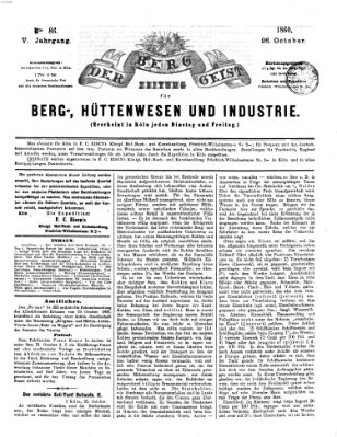 Der Berggeist Freitag 26. Oktober 1860