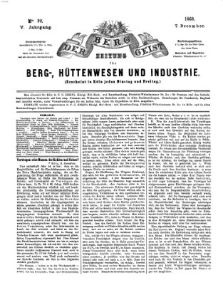 Der Berggeist Freitag 7. Dezember 1860