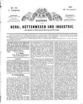 Der Berggeist Dienstag 25. Dezember 1860