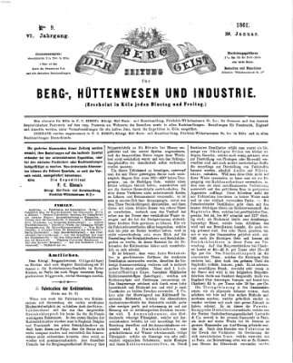 Der Berggeist Dienstag 29. Januar 1861