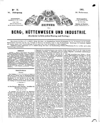 Der Berggeist Freitag 15. Februar 1861