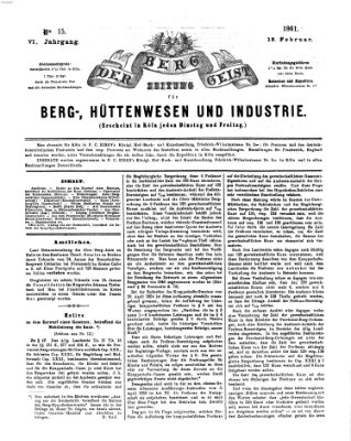 Der Berggeist Dienstag 19. Februar 1861