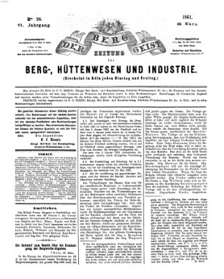 Der Berggeist Freitag 22. März 1861