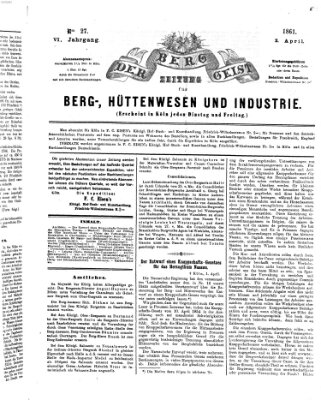 Der Berggeist Dienstag 2. April 1861