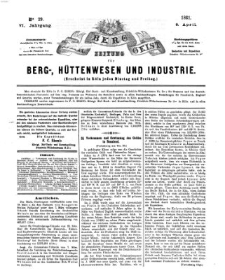 Der Berggeist Dienstag 9. April 1861