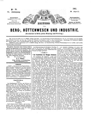 Der Berggeist Freitag 12. April 1861