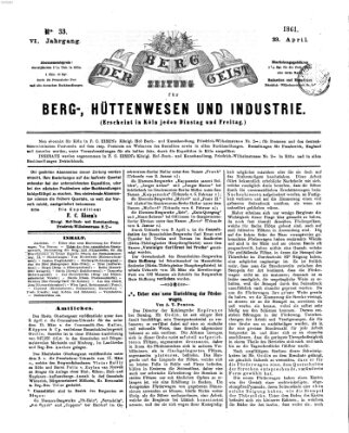 Der Berggeist Dienstag 23. April 1861