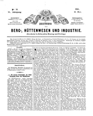 Der Berggeist Freitag 10. Mai 1861