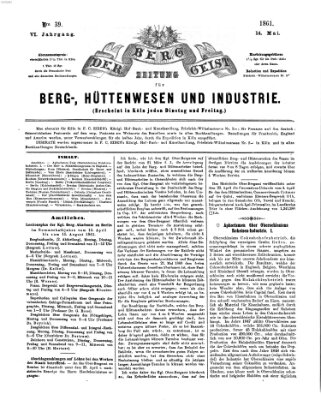 Der Berggeist Dienstag 14. Mai 1861