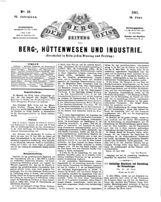 Der Berggeist Dienstag 18. Juni 1861