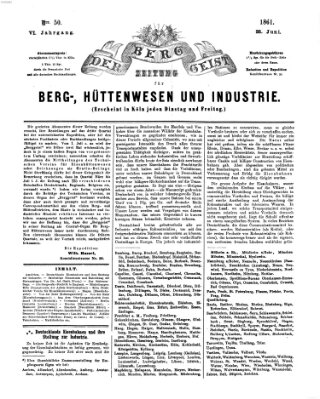 Der Berggeist Dienstag 25. Juni 1861