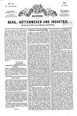 Der Berggeist Dienstag 2. Juli 1861