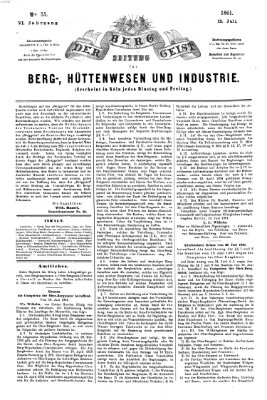 Der Berggeist Freitag 12. Juli 1861