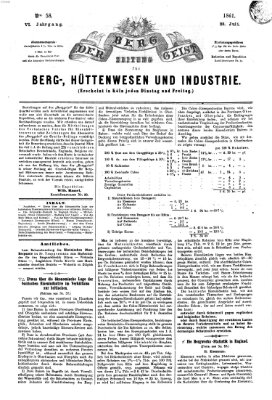 Der Berggeist Dienstag 23. Juli 1861