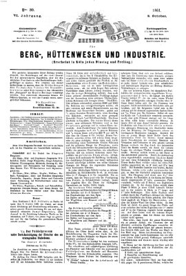 Der Berggeist Dienstag 8. Oktober 1861