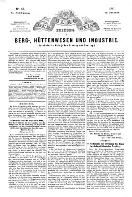 Der Berggeist Freitag 18. Oktober 1861