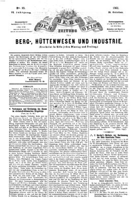 Der Berggeist Freitag 25. Oktober 1861