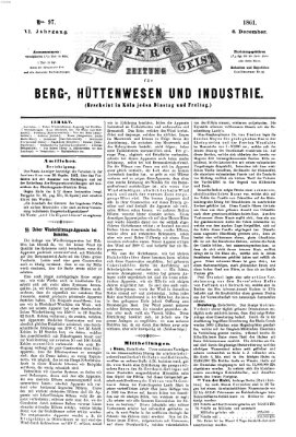 Der Berggeist Freitag 6. Dezember 1861