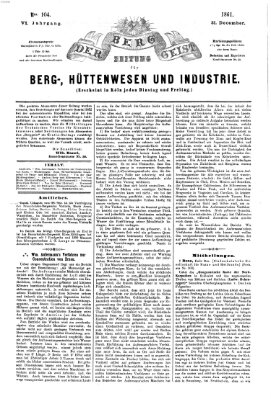 Der Berggeist Dienstag 31. Dezember 1861