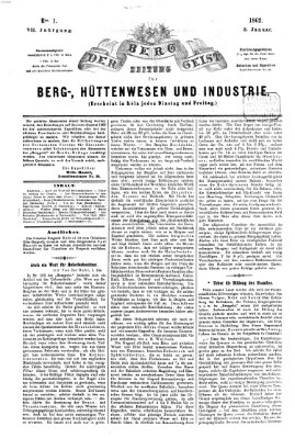 Der Berggeist Freitag 3. Januar 1862