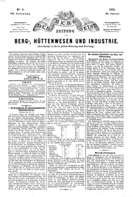 Der Berggeist Dienstag 28. Januar 1862