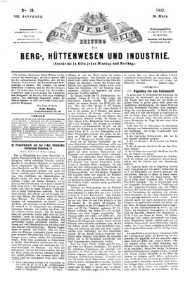 Der Berggeist Dienstag 25. März 1862