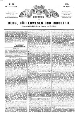 Der Berggeist Dienstag 22. April 1862