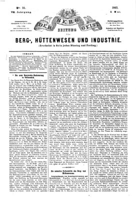 Der Berggeist Freitag 2. Mai 1862