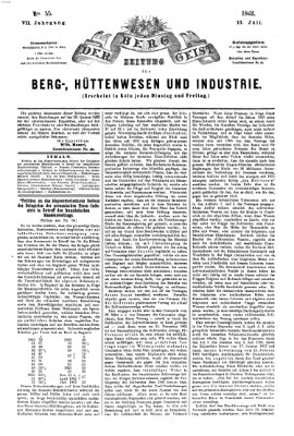 Der Berggeist Freitag 11. Juli 1862