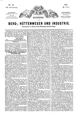 Der Berggeist Dienstag 22. Juli 1862