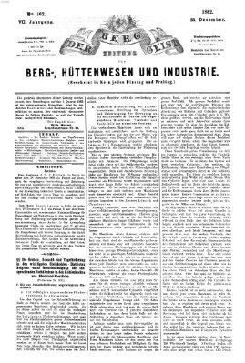 Der Berggeist Dienstag 23. Dezember 1862