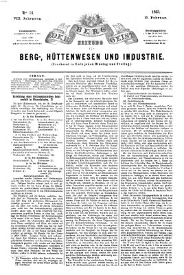 Der Berggeist Dienstag 17. Februar 1863