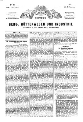 Der Berggeist Dienstag 24. Februar 1863